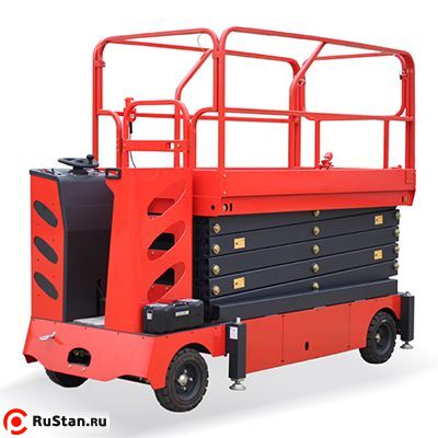 Самоходный Ножничный Подъемник QZ-050-075  WD OXLIFT 500 кг 7.5 м фото №1