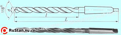 Сверло d 28,1х150х310 к/х Р9 фото №1