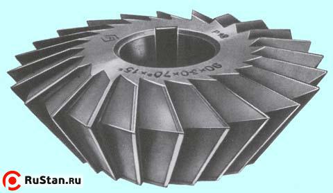Фреза Двухугловая несимметричная  80х16х27мм, 60°(45°+15°) Р6АМ5 Z=22 "CNIC" фото №1