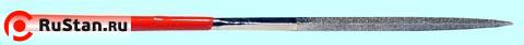Надфиль Алмазный квадратный L140х3 с обрезиненной ручкой "CNIC" фото №1