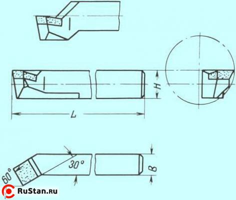 Резец Расточной 20х20х150 Р9К5 для скв. отв. фото №1