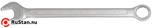Ключ Рожковый и накидной дюймовый    5/16" CrV "YATO" (YT-4871) фото №1