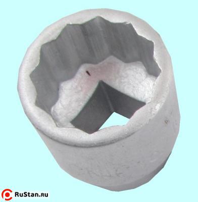Головка торцевая сменная дюймовая    15/16" (12,5мм-1/2") сталь 45 "CNIC" фото №1