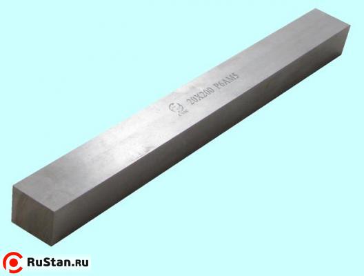 Заготовка - брусок  6х 6х100мм Р6АМ5 HRC 64-66 "CNIC" фото №1