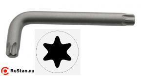 Ключ TORX  Т25 L 60х20мм CrV "CNIC" фото №1