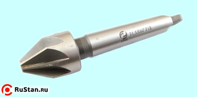 Зенковка d40,0х 45х160 конус  60° Р18 к/х Z=8 КМ3 DIN334B "CNIC" фото №1