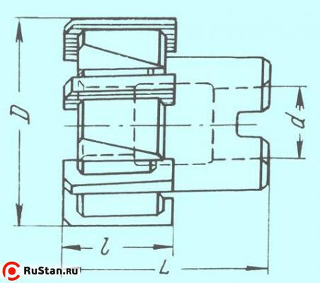 Развертка d 80,0х35х70х32 A3 насадная Р6М5 со вставными ножами Z=10 фото №1