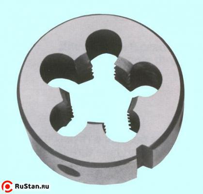 Плашка М  8,0 х 1,0 dнар.25мм левая 9ХС  6g фото №1