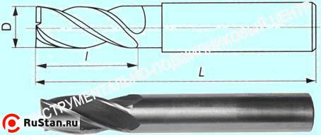 Фреза Концевая d 2,0х 7х39 ц/х Р18 Z=2 "CNIC" dхв-4мм  фото №1