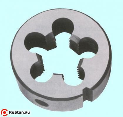 Плашка Трубная цилиндрическая   G 1 1/8", 11 ниток/дюйм, dнар.75мм фото №1