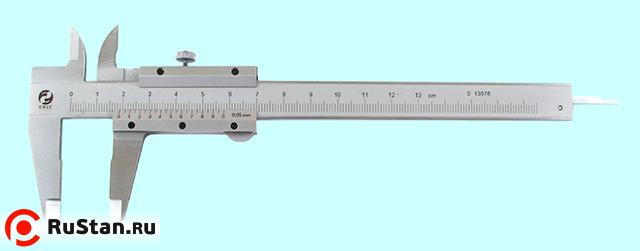 Штангенциркуль 0 - 125 ШЦ-I (0,02) с глубиномером "CNIC" (VC 1811C-1) фото №1