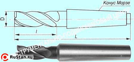 Фреза Концевая d56,0х150х275 к/х  Р6АМ5  Z=4 КМ4 "CNIC" фото №1