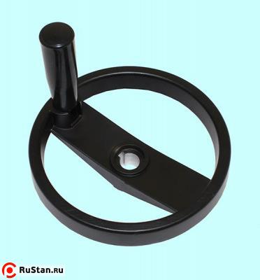 Маховик 200х18х54х6мм (DxdxHxb) с  2-мя спицами, алюминий "TLX" с откидной ручкой фото №1 Маховик 200х18х54х6мм (DxdxHxb) с  2-мя спицами, алюминий "TLX" с откидной ручкой фото №1