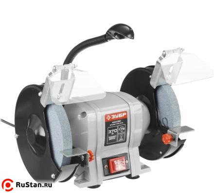 Электроточило 175х20х32 "ЗУБР" ЗТШМ -175 370Вт, 2950 об/мин с подсветкой фото №1