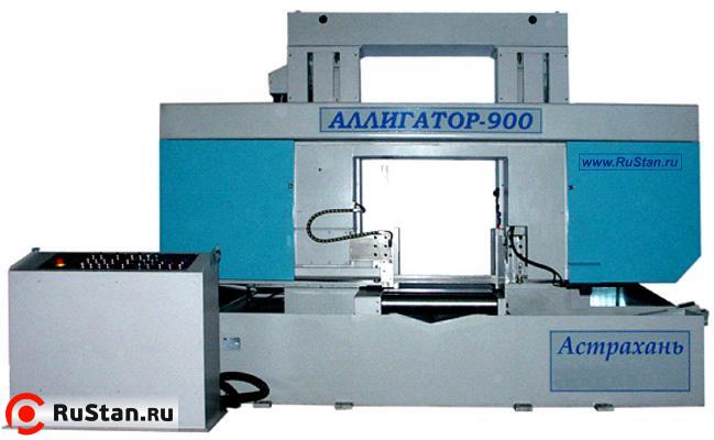 Полуавтоматический ленточнопильный станок Аллигатор-900 фото №1