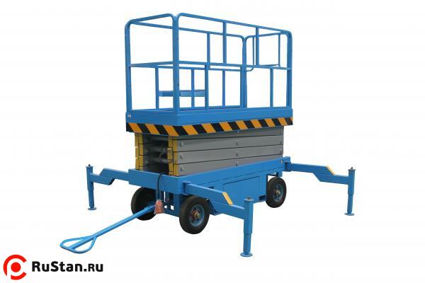 Подъемник ножничный передвижной 2000 кг 
8 м TOR SJY-2,0-8DC (автономный) (Y) фото №1