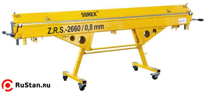 Sorex ZRS-2660/0,80 мм Ручной листогибочный станок фото №1