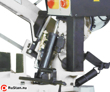 Пильная рама поднимается вручную, а опускается за счет механизма гидроразгрузки. Скорость опускания регулируется дросселем расположенным на гидроцилиндре. фото №6 Пильная рама поднимается вручную, а опускается за счет механизма гидроразгрузки. Скорость опускания регулируется дросселем расположенным на гидроцилиндре. фото №6
