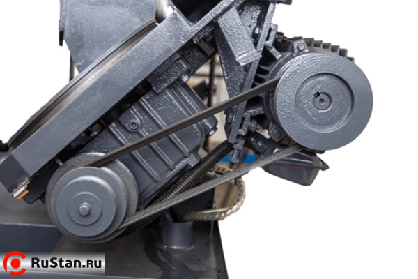 Регулировка скорости осуществляется с помощью ступенчатого шкива фото №10 METAL MASTER MGH-400Z фото №10