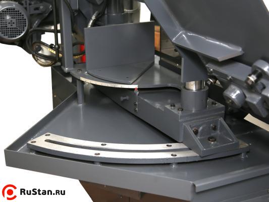Станок имеет возможность поворота рамы на угол 45 градусов. фото №12 METAL MASTER MGH-300Z фото №12