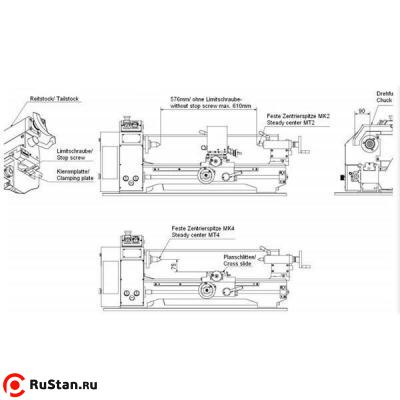 Настольный токарный станок OPTIturn TU 2506V фото №5 OPTIturn TU 2506V фото №5