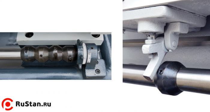 4-х позиционная рукоятка автоматической остановки суппорта в купе с 4-мя эксцентриковыми конечными выключателями позволяют автоматизировать и ускорить процессы изготовления большой номенклатуры деталей. фото №17 METAL MASTER Z46150 фото №17