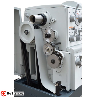 Под защитной крышкой шпиндельной бабки расположены приводные шкивы и гитара зубчатых колес. фото №2 METAL MASTER Z56150 фото №2