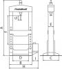 Размеры прессов Metallkraft миниатюра №2