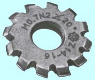 Фреза m 3,5 №2 80х27х13,0 Р6М5 20 град. Z=12
