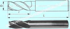 Фреза Концевая d 5,0х13х47 ц/х Р18 Z=2 