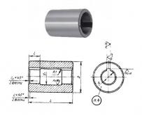 Втулка поддерживающая d32, D55, L 80мм к оправкам для горизонтально-фрезерных станков ГОСТ15072-75 