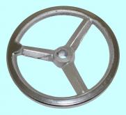 Маховик 160х16х37х5мм (DxdxHxb) с  3-мя спицами, чугун 